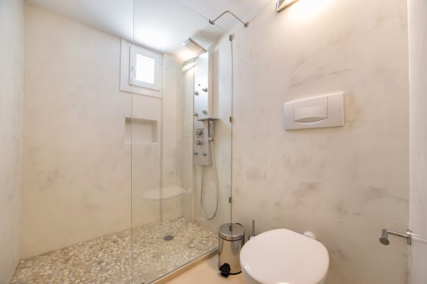 A modern bathroom
